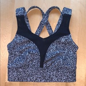 Lululemon speckled sports bra
